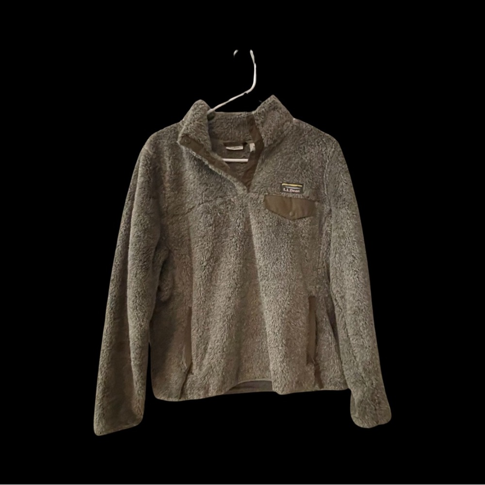 LL Bean Sherpa Pullover